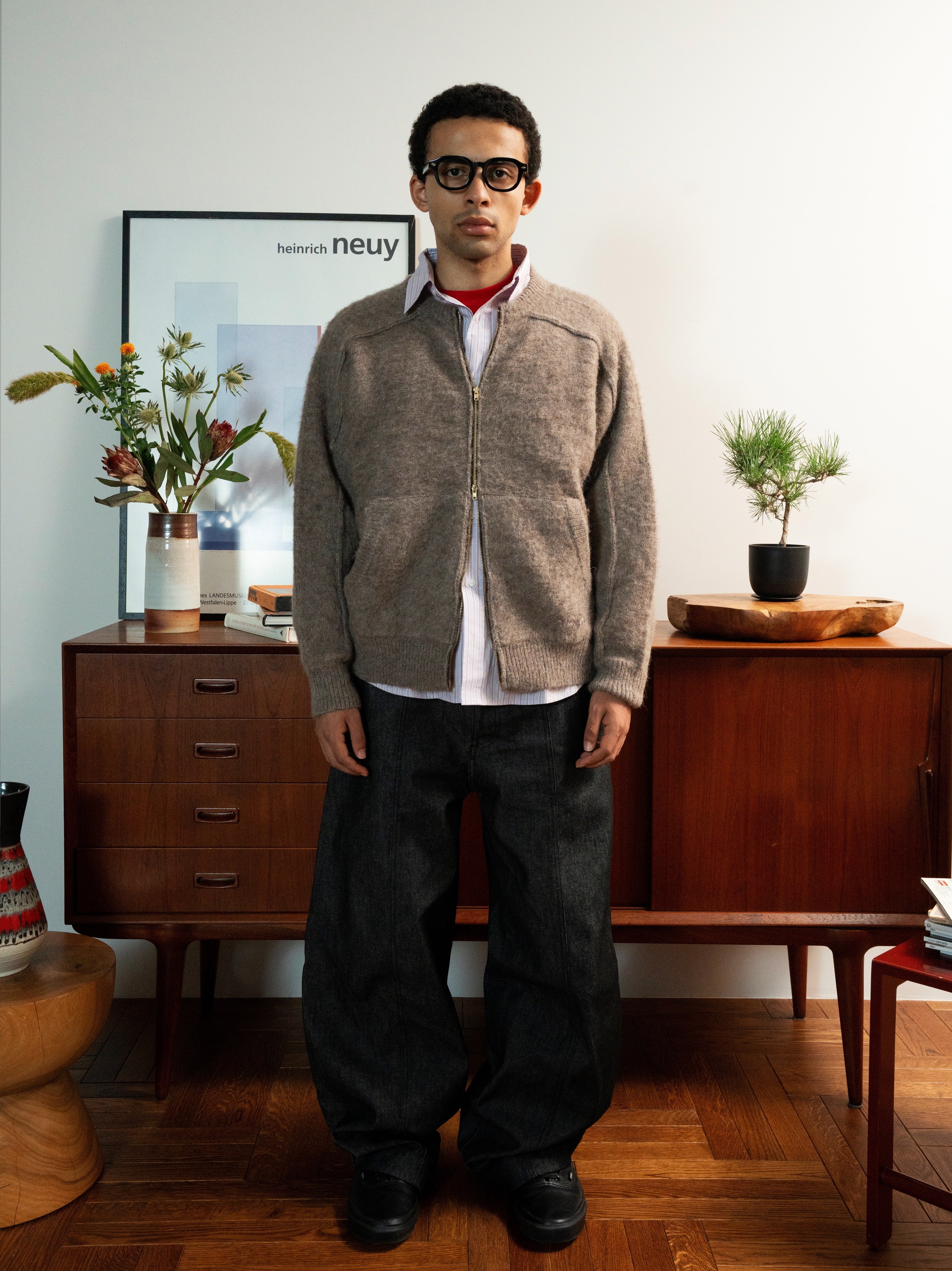 Japan Raw Denim Wide Trousers 14oz