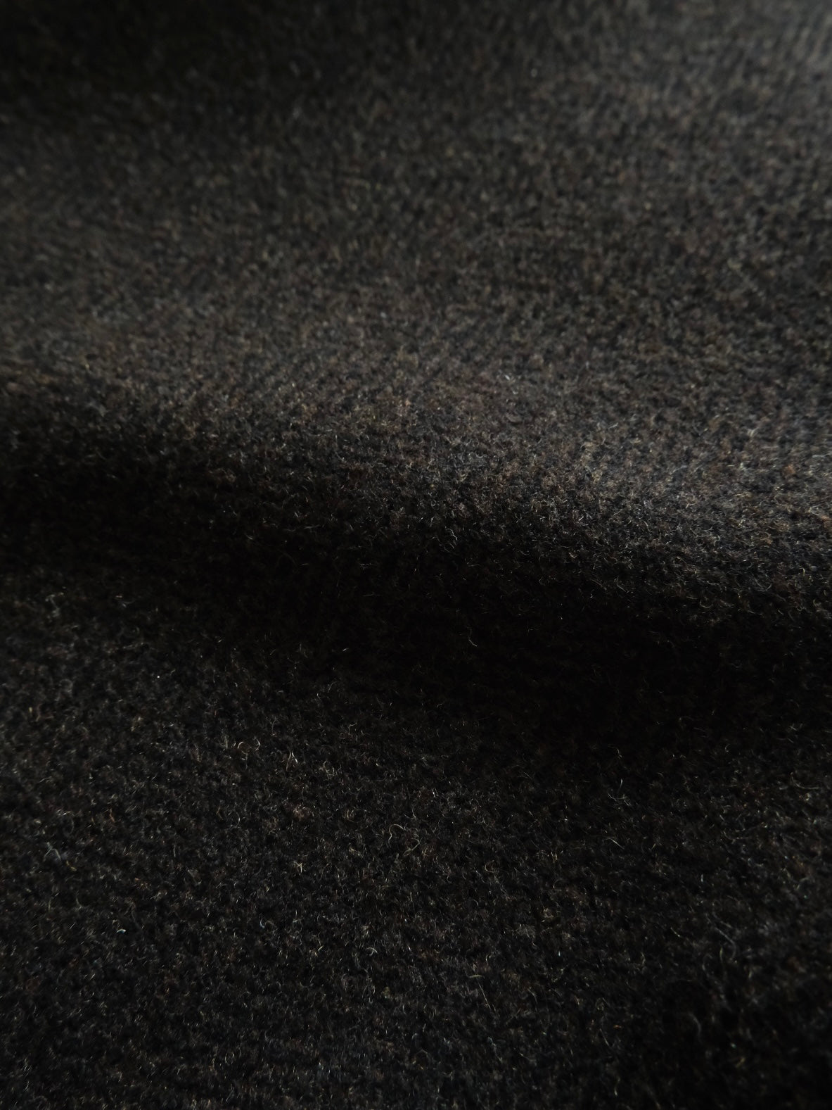 Leather Collar Tweed Work Jacket